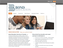 Tablet Screenshot of bondservices.org